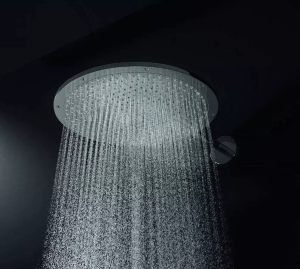 AXOR ShowersSolutions 26034000 Верхний душ Ø 355 мм | с настенным кронштейном 390 мм (хром)