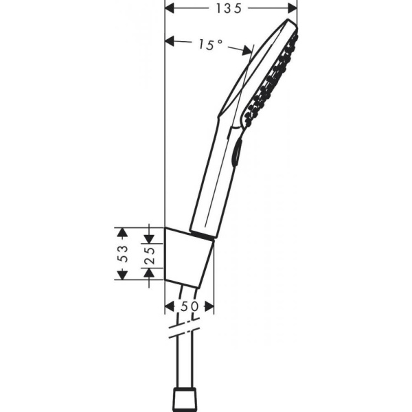 Душевой набор hansgrohe Raindance Select E 26720000, хром