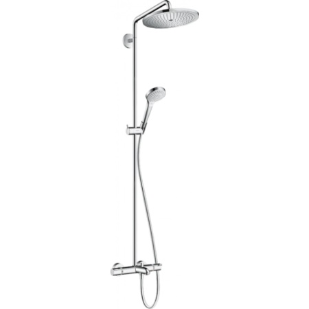 Душевая система hansgrohe Croma Select S Showerpipe 280 1jet с термостатом для ванны 26792000, хром
