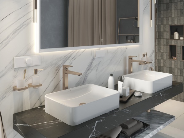 Hansgrohe Xuniva Q Раковина накладная 550x400x130 белый 60168450