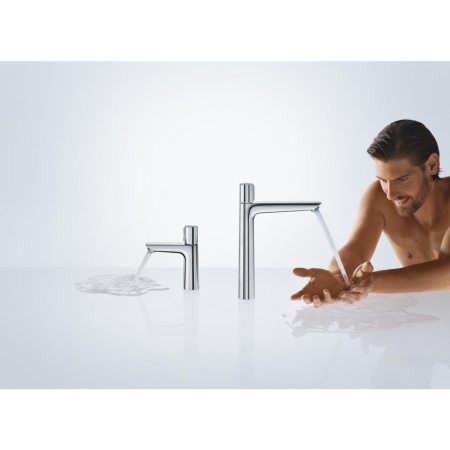 Смеситель для раковины hansgrohe Talis Select E, 240, однорычажный, без сливного набора 71753000, хром
