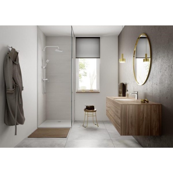 Смеситель для раковины 100, со сливным гарнитуром Hansgrohe Vernis Blend 71551000, хром