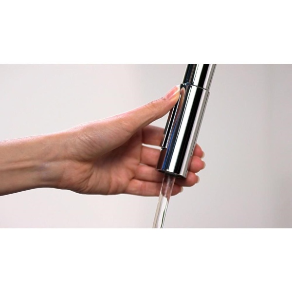 Смеситель hansgrohe Focus для кухонной мойки с выдвижным душем 31815000, хром