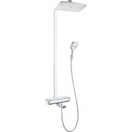 Душевая система hansgrohe Raindance Select E 360 Showerpipe с термостатом для ванны 27113000, хром