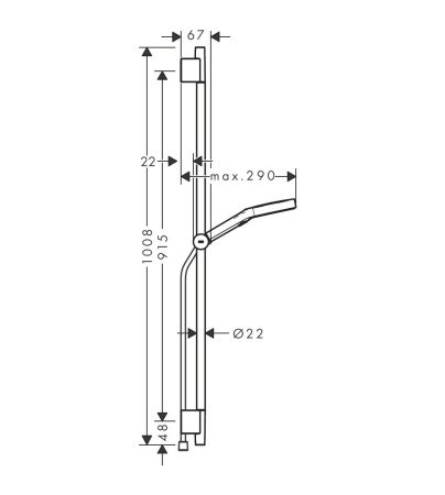 Hansgrohe Rainfinity 28743700 Душевой гарнитур (белый матовый)