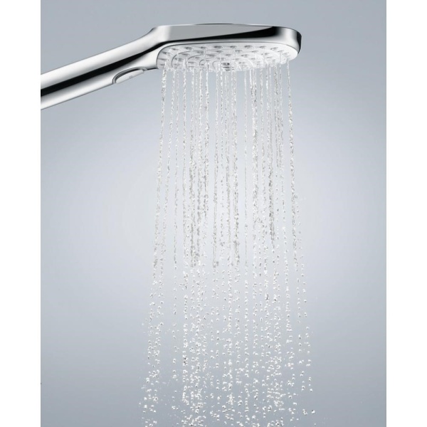 Ручной душ hansgrohe Raindance Select 120 Air 3jet 26520400, белый/хром