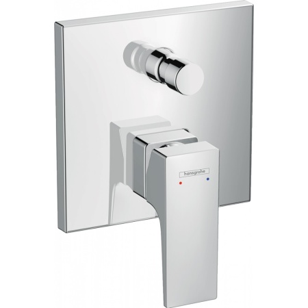Смеситель hansgrohe Metropol для ванны настенный скрытый с рычаговой рукояткой 32545000, хром