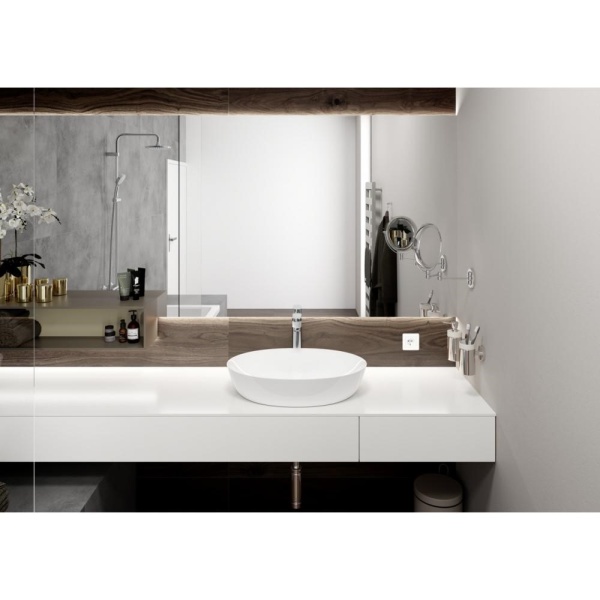 Смеситель для раковины Hansgrohe Vernis Blend 190 71552000, со сливным гарнитуром, ром