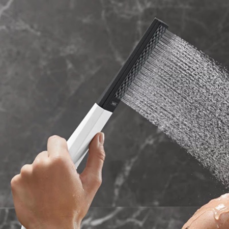 Душевой набор hansgrohe Rainfinity set 100 1jet 26856700, матовый белый