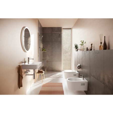 Унитаз hansgrohe EluPura Original S подвесной с сиденьем без микролифта 60207450, белый