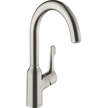 Смеситель для кухонной мойки hansgrohe Focus M43 220, с поворотным изливом 71812800, под сталь
