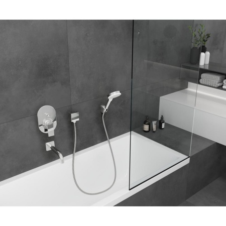 Излив на ванну Hansgrohe Vernis Shape 71460000, хром