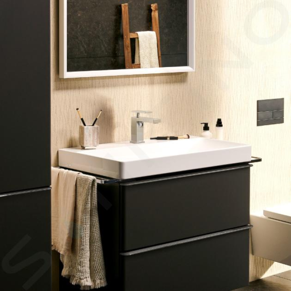 Смеситель для раковины hansgrohe Tecturis E 80, CoolStart., EcoSmart+, 73001000, хром