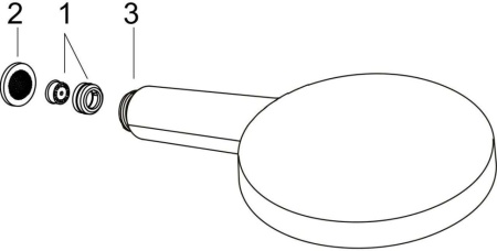 Душевая лейка Hansgrohe Raindance Select S 24500700 матовый белый