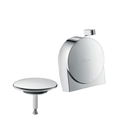 Внешняя часть излива на ванну с набором для слива и перелива Hansgrohe 58117000S, хром
