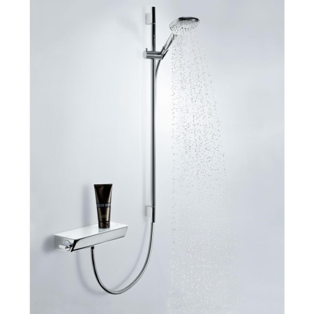 Душевой набор hansgrohe Raindance Select E 120 3jet/Unica S Puro 26621400, белый/хром