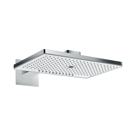 Hansgrohe Rainmaker Select Верхний душ 460 3jet с держателем хром-белый матовый 24007400