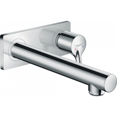 Смеситель hansgrohe Talis S для раковины настенный с длинным изливом 72111000, хром
