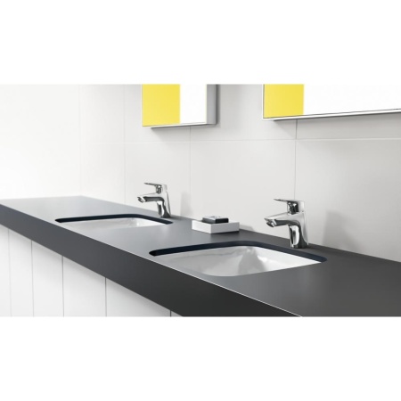 Смеситель hansgrohe Logis для раковины без сливного набора 71071000, хром