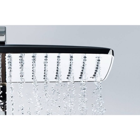 Душевая система hansgrohe Raindance Select E 360 Showerpipe с термостатом для ванны 27113400, белый/хром