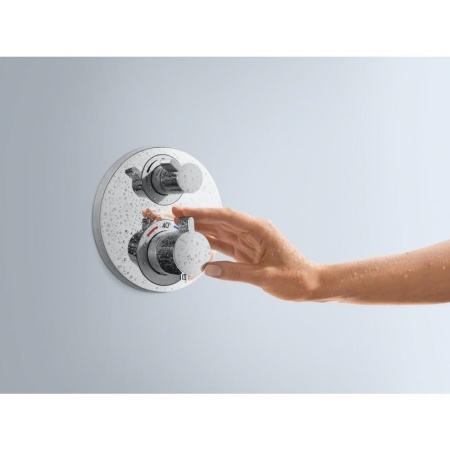 Термостат hansgrohe Ecostat S для душа 15757000, хром