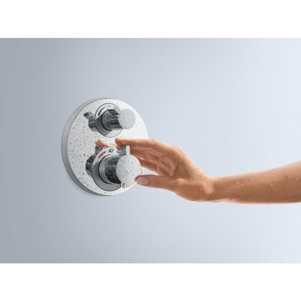 Термостат hansgrohe Ecostat S для душа 15757000, хром