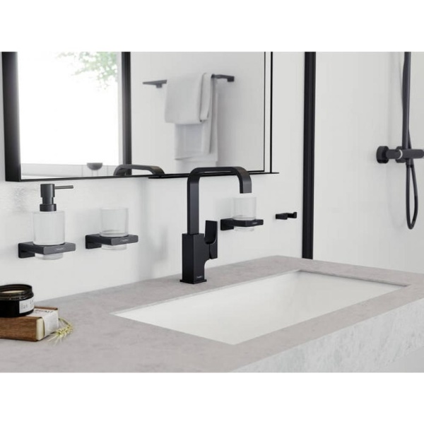 Смеситель hansgrohe Metropol для раковины 32511670, матовый черный