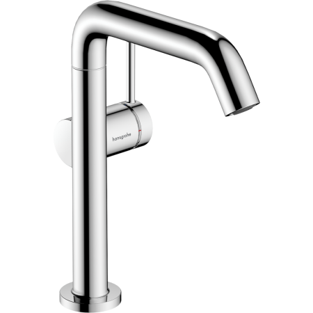 Смеситель для раковины hansgrohe Tecturis S 210 Fine, CoolStart, EcoSmart+, cо сливным гарнитуром Push-Open, 73360000, хром