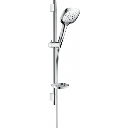 Душевой набор Hansgrohe Raindance Select E 150 3jet со штангой 65 см и мыльницей 27856000, хром
