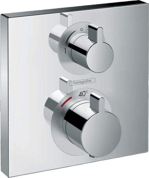 Термостат для душа Hansgrohe Ecostat Square 15714000S, со скрытой частью, хром