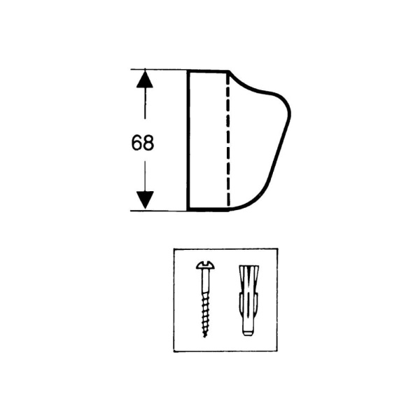 Держатель душа hansgrohe 28321000, хром