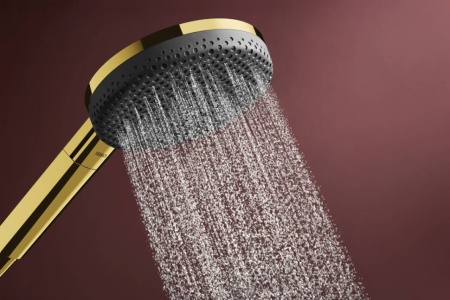 Душевая лейка Hansgrohe Raindance Select S 24500990 полированное золото
