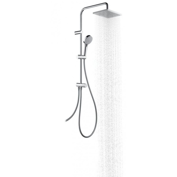 Душевая система Showerpipe 230 1jet Reno Hansgrohe Vernis Shape 26282000, хром