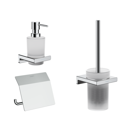 Готовый набор аксессуаров hansgrohe AddStoris HG-PR204, хром