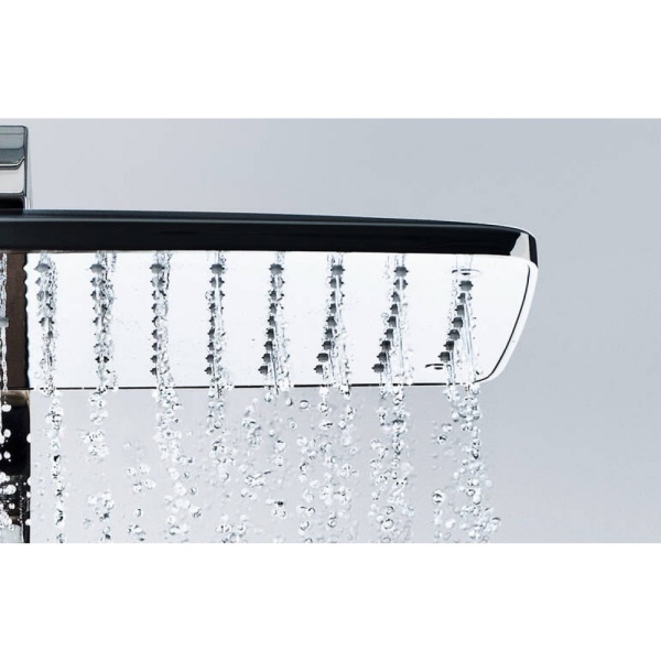 Душевая система hansgrohe Raindance Select E 360 Showerpipe с термостатом 27112400, белый/хром