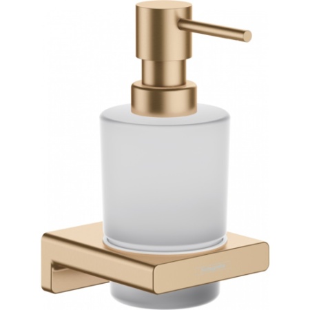 Диспенсер для жидкого мыла AddStoris Hansgrohe 41745140, шлифованная бронза