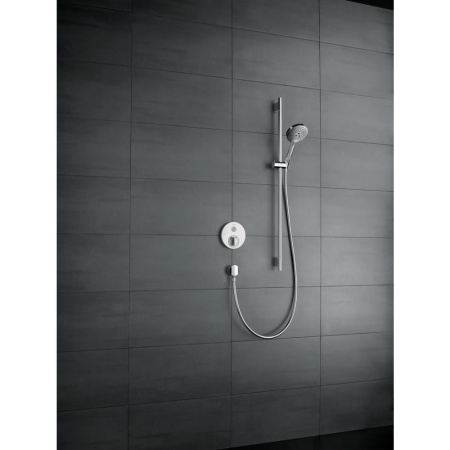Душевой набор hansgrohe Raindance Select S 120 3jet/Unica 26631400, белый/хром