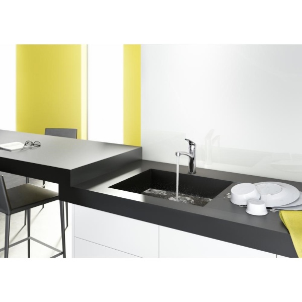 Смеситель hansgrohe Focus для кухонной мойки с поворотным изливом 31806000, хром