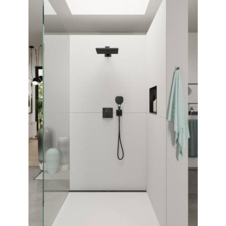 Верхний душ hansgrohe Raindance E 300 1jet с держателем 26238670, матовый черный