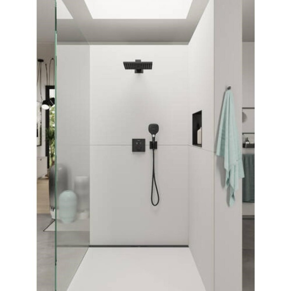 Верхний душ hansgrohe Raindance E 300 1jet с держателем 26238670, матовый черный