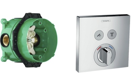 Hansgrohe 15768000S Set HG ShowerSelect смеситель для душа (15768000+01800180) Хром