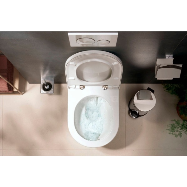 Унитаз hansgrohe EluPura Original S подвесной с сиденьем без микролифта 60207450, белый