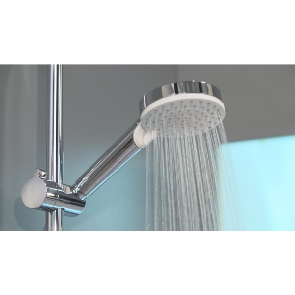 Душевой набор hansgrohe Crometta Vario 90 26536400, белый/хром