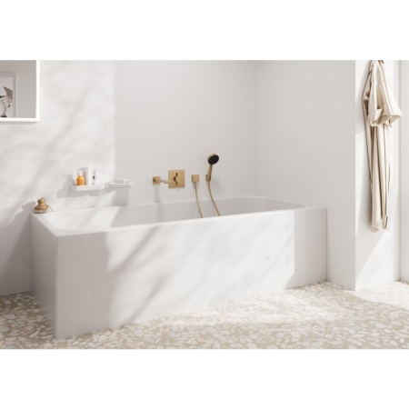 Излив для ванны hansgrohe Tecturis E, 73410140, шлифованная бронза