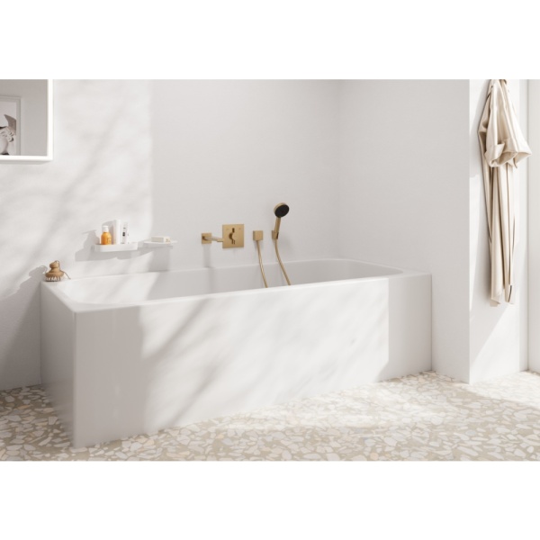 Излив для ванны hansgrohe Tecturis E, 73410140, шлифованная бронза
