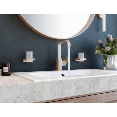 Смеситель hansgrohe Metropol для раковины 32511140, шлифованная бронза