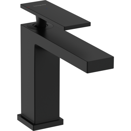 Смеситель для раковины hansgrohe Tecturis E 110 CoolStart, EcoSmart+, 73012670, матовый черный