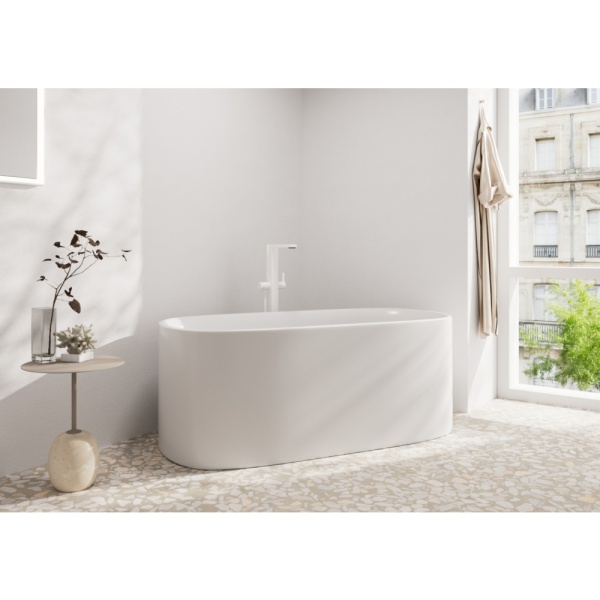 Смеситель для ванны hansgrohe Tecturis E напольного монтажа, 73445700, матовый черный