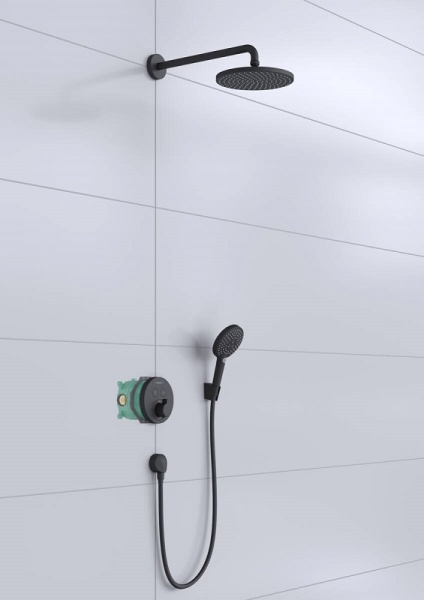 Душевая система Hansgrohe Raindance S 240 1jet 27959670, чёрный матовый