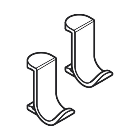 Hansgrohe WallStoris Крючок широкий черный матовый 27914670